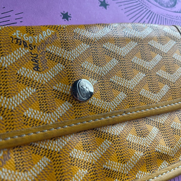 100% AUTH GOYARD SAINT LOUIS POUCH CLUTCH WALLET - Picture 4 of 13